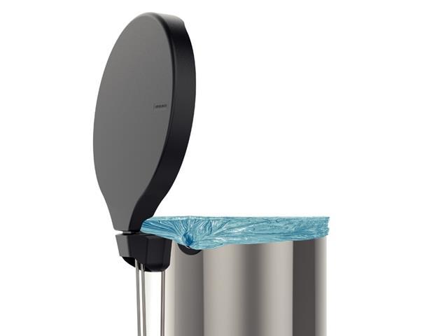 Lixeira Inox com Pedal New Tramontina com Acabamento Polido 30 Litros - 2