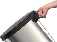 Lixeira Inox com Pedal New Tramontina com Acabamento Polido 30 Litros - 3