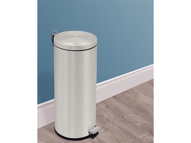 Lixeira Inox com Pedal Tramontina Brasil Plus 30 Litros - 2