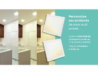 Plafon Quadrado de Embutir Tramontina Smart Led 1300 lm 18 W - 4