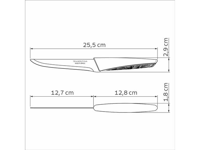 Faca para Desossar Tramontina LYF Cabo PCR Verde Natureza 5" - 3