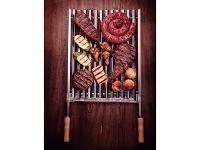 Grelha Tramontina Churrasco em Inox Cabo de Madeira Natural 50x41 cm - 3