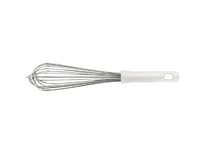 Batedor Manual Tramontina Profissional em Inox com Cabo Branco 35CM
