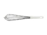 Batedor Manual Tramontina Profissional em Inox com Cabo Branco 40CM - 1