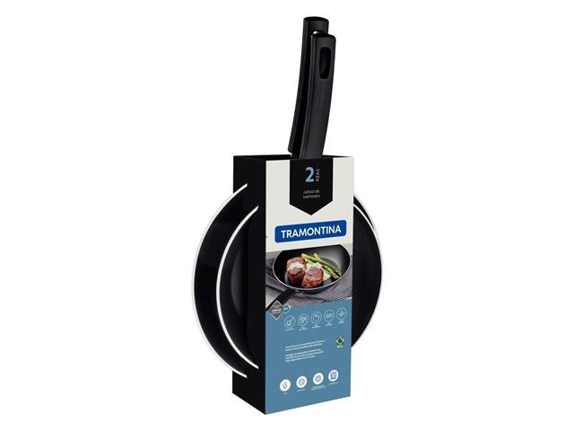 Jogo de Frigideiras Tramontina Sicília Antiaderente Azul 2 Peças - 2