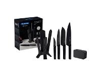 Jogo de Facas Tramontina Nygma Lâmina em Inox Preto com Caixa de Som - 1