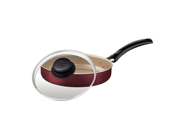 Frigideira Reta Tramontina Turim Vermelho com Tampa de Vidro 22cm 1,7L - 4