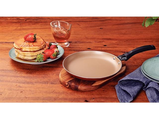 Panquequeira Tramontina Turim Antiaderente Starflon Max Vermelha 18 cm - 4