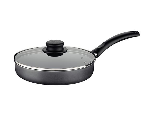 Frigideira Reta Tramontina Turim Cinza com Tampa de Vidro 22cm 1,7L - 4