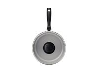 Frigideira Reta Tramontina Turim Cinza com Tampa de Vidro 22cm 1,7L - 1