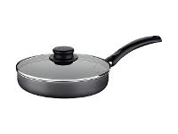 Frigideira Reta Tramontina Turim Cinza com Tampa de Vidro 22cm 1,7L - 4