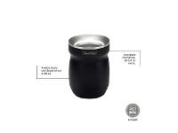 Cuia Térmica Tramontina Preta 240 ml - 2