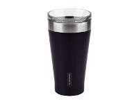 Copo Térmico Tramontina Exata em Aço Inox Preto com Tampa 550 ml - 1