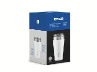 Copo Térmico Tramontina Exata em Aço Inox Branco com Tampa 550 ml - 2