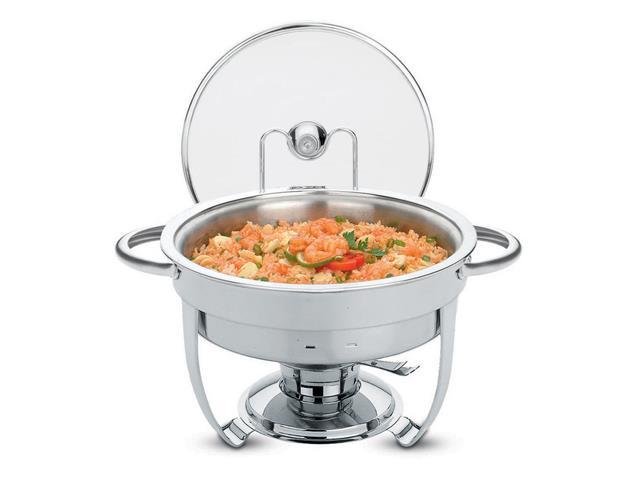 Rechaud Banho Maria com Tampa de Vidro Tramontina Redondo - 2