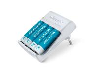 Carregador Multilaser Para 4 Pilhas AA/AAA Prata Bivolt - 4