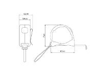 Trena Profissional Tramontina com Ponta Magnética 5 Metros - 3