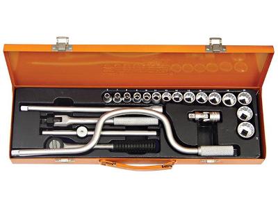 Maleta com Soquetes e Acessórios Milímetros Tramontina 21 Peças