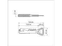 Abridor/ Saca Rolha Tramontina Utilita Preto Inox - 3