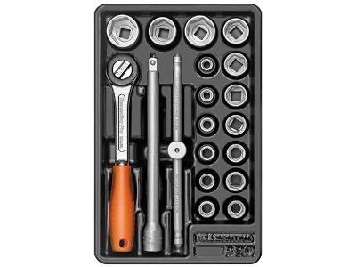 Módulo com Soquetes 1/2" Tramontina 20 Peças