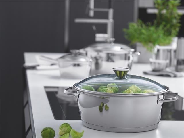 Caçarola Tramontina Allegra Funda Aço Inox 22CM - 2