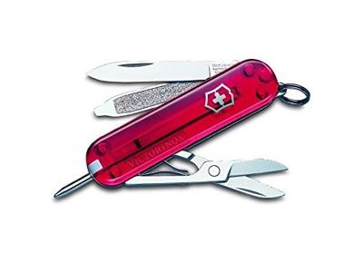 Canivete Victorinox Signature 7 Funções Vermelho Translúcido