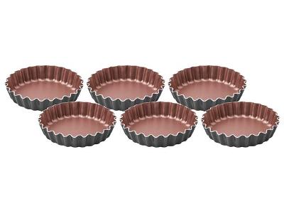 Jogo Mini Forma Tramontina Vermont para Tortinhas 6 Peças