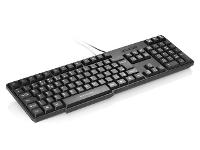 Teclado Multilaser Slim preto USB - 1