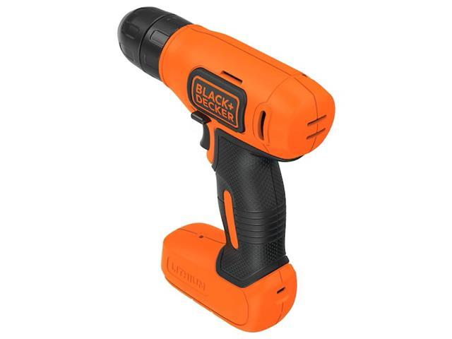 Parafusadeira Furadeira Black&Decker 8 Vel Bateria Bivolt - 4