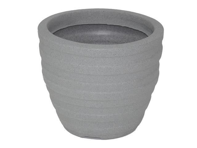 Vaso Inca Tramontina Basic em Polietileno 24 cm Cimento - 1