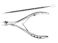 Kit Básico para Cutículas Tramontina em Aço Inox 2 Peças - 1