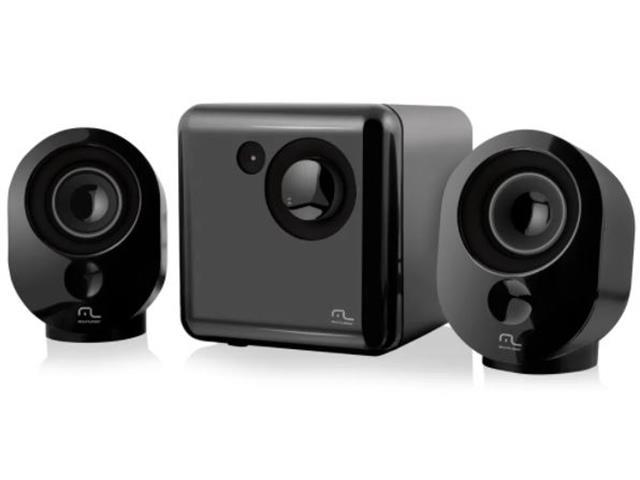 Caixa de Som Multilaser SP166 2.1 Preto e Grafite USB - 1