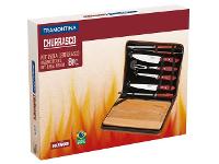 Kit para Churrasco Tramontina Polywood Cabo Vermelho 8 Peças - 2