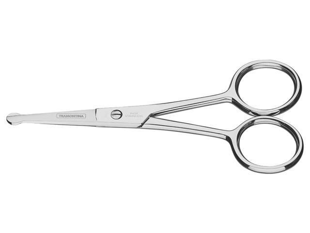 Tesoura de Pelos e Unha para Bebês Tramontina em Aço Inox 4" - 2