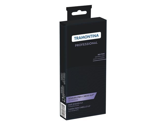 Tesoura para Cabelo Tramontina em Aço Inox com Fio Desbaste 5,5" - 3