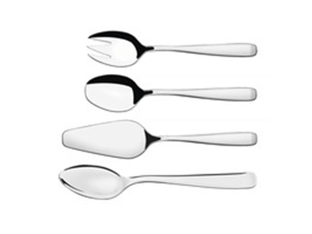 Jogo de Utensílios Tramontina Pacific Aço Inox 4 Peças - 1