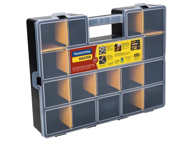 Maleta Organizadora Plástica Tramontina 17" com Divisórias Móveis - 1