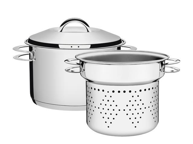 Jogo Tramontina Cozi Pasta Aço Inox 2Pçs Solar 24cm - 1