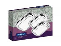 Jogo de Assadeiras Tramontina Cosmos em Aço Inox com 3 Peças - 2