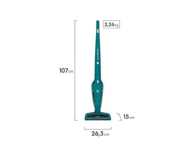 Aspirador de Pó Vertical Electrolux Ergorapido 2 em 1 Verde Bivolt - 2