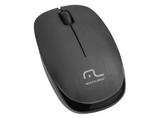 Mouse Sem Fio Multilaser 2.4 Ghz 1200 Dpi Preto USB MO251 - 1