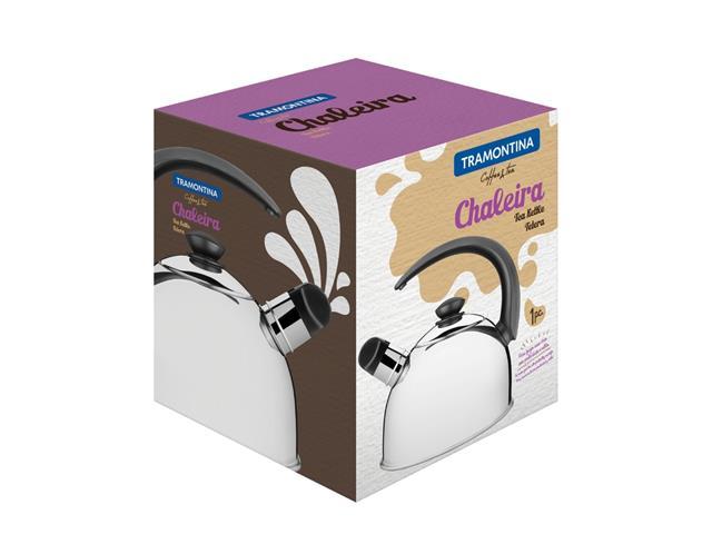 Chaleira Tramontina Inox com Apito 2,1 Litros - 3