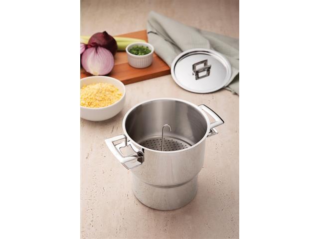 Cuscuzeira Tramontina Brava Inox 2,1 Litros Ø 14 cm - 3