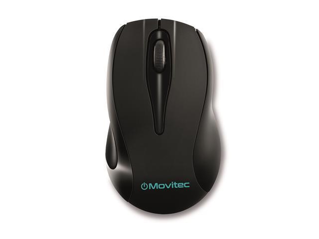 Combo Teclado e Mouse Sem Fio Movitec Preto - 2