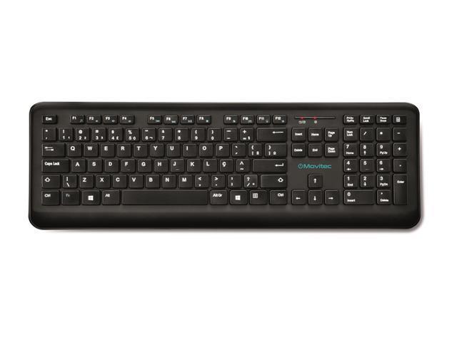 Combo Teclado e Mouse Sem Fio Movitec Preto - 3