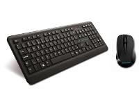 Combo Teclado e Mouse Sem Fio Movitec Preto - 1
