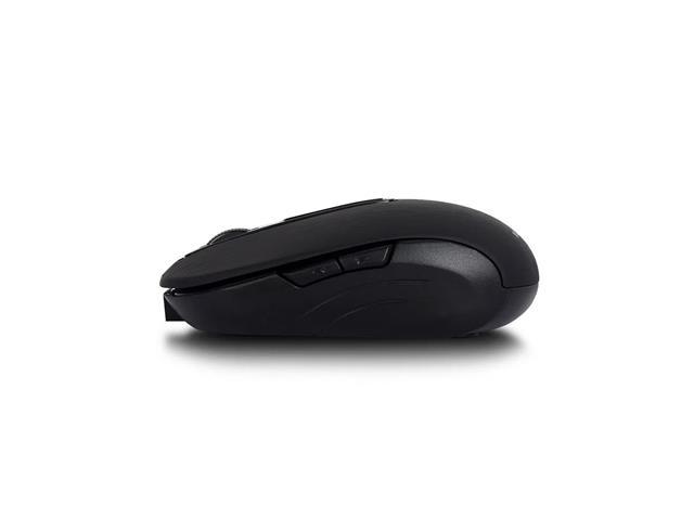 Mouse Recarregável sem Fio USB Multilaser 2.4Ghz Preto MO277 - 1