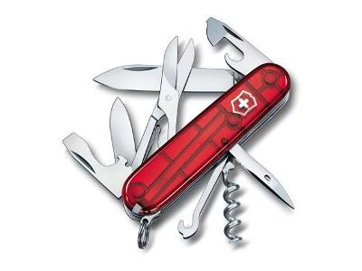 Canivete Victorinox Climber Vermelho Translúcido em Blister
