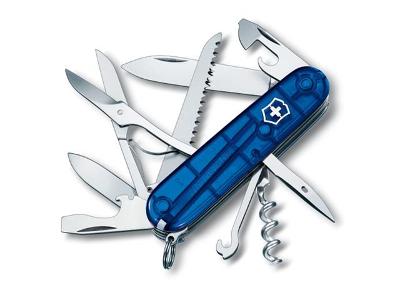 Canivete Victorinox Huntsman Azul Translúcido em Blister