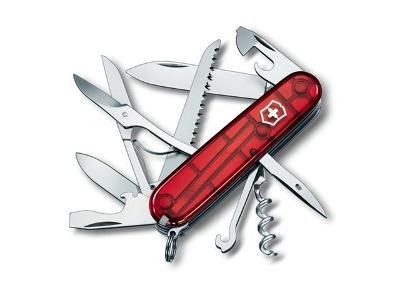 Canivete Victorinox Huntsman Vermelho Translúcido